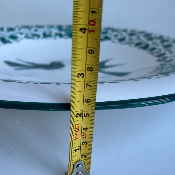 Italian blue birds fruit bowl bowl Labor Deruta hand painted Sbigolo Terrotte - Picture 11 of 16